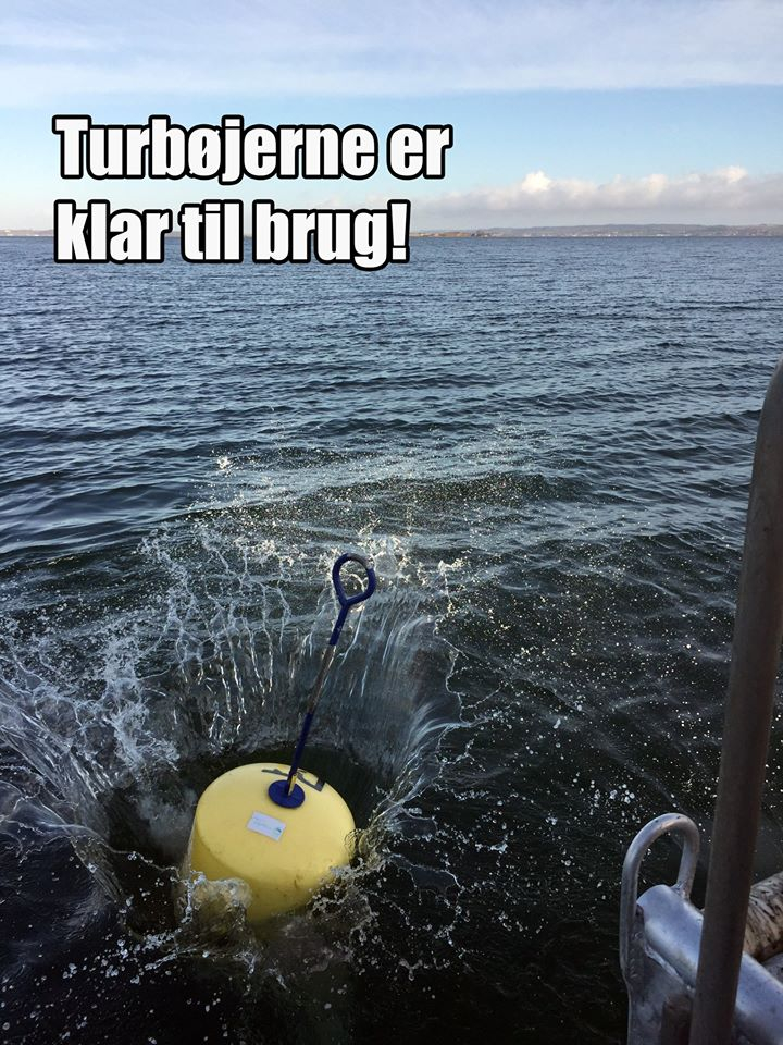 Turbøjerne er klar til brug